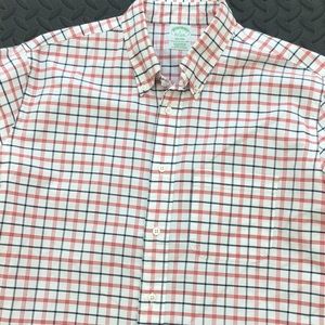 Vintage Brooks Brothers USA Plaid Oxford L